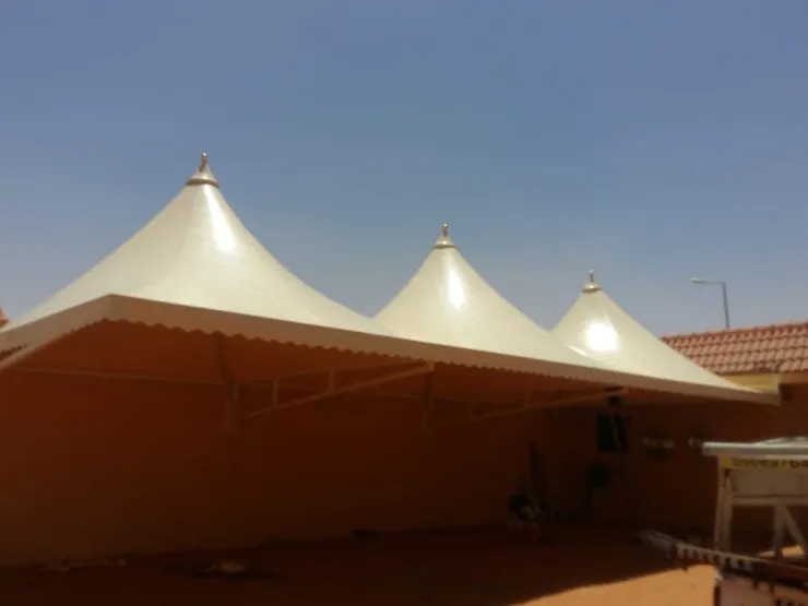 افضل تركيب مظلات هرمية حديثة لعام 2026 بالرياض